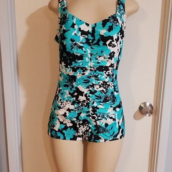 Vintage Maxine One Piece Swimsuit size 14 in like new condition - Picture 4 of 12